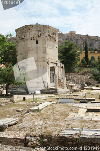 Image of The Tower of the Winds (The Horologion) in Athens, Greece