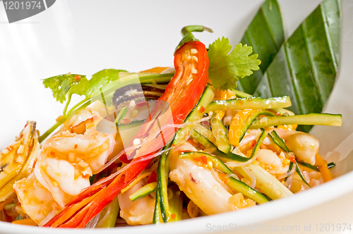 Image of fresh seafood thai salad