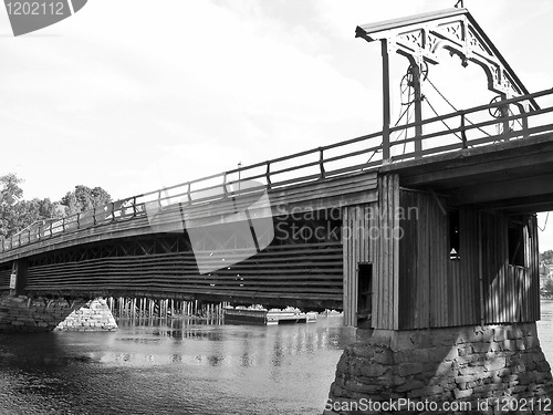 Image of Old wooden bridge