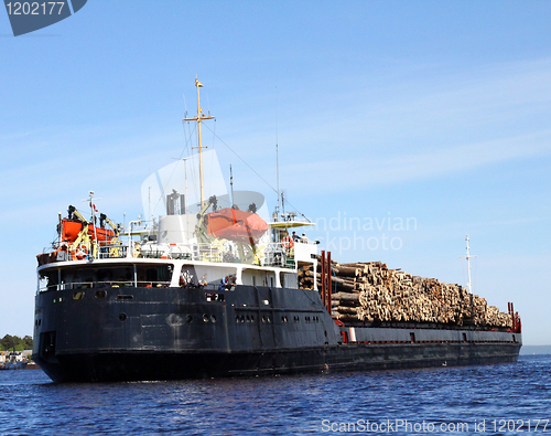 Image of cargo of logs