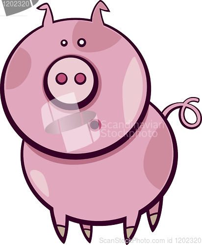Image of cartoon pig