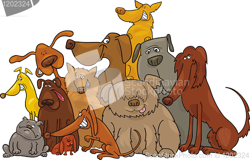 Image of Group of dogs