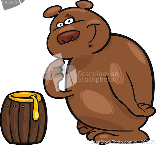 Image of Bear and honey