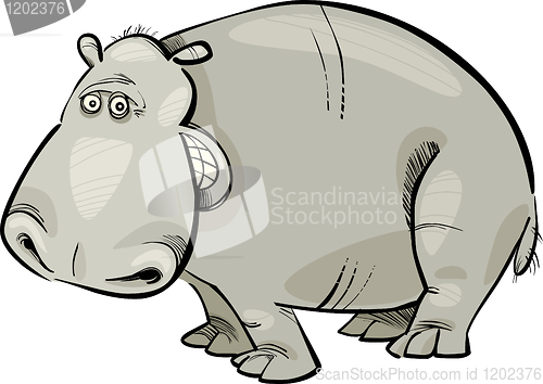 Image of cartoon Hippopotamus