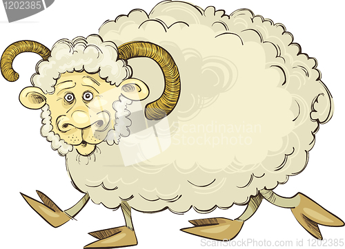 Image of cartoon ram