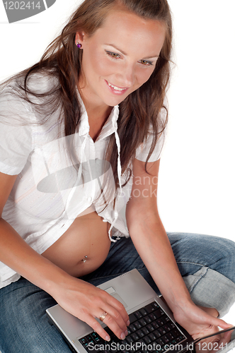 Image of Beautiful pregnant woman