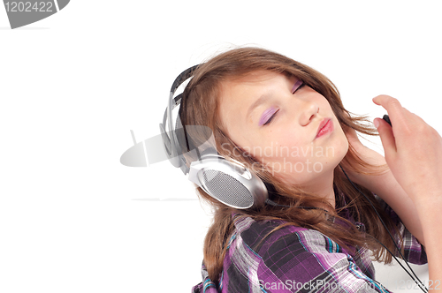 Image of Teenager girl in studio