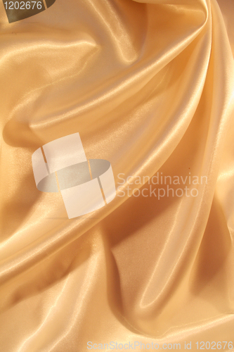 Image of Smooth elegant golden silk 