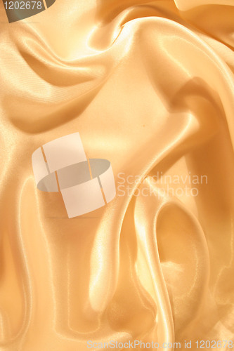 Image of Smooth elegant golden silk background