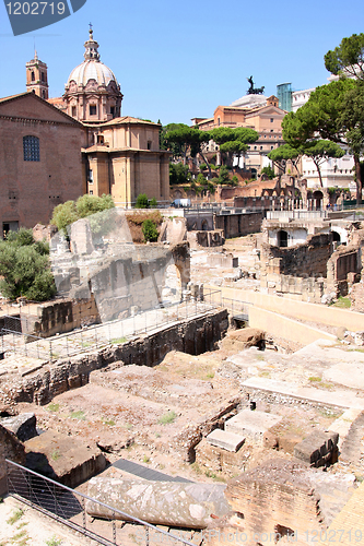 Image of Ruins of the Roman Forum, in Rome, Italy