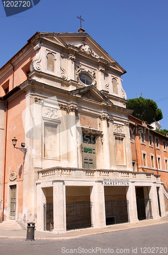 Image of Mamertine prison in Rome, Italy 