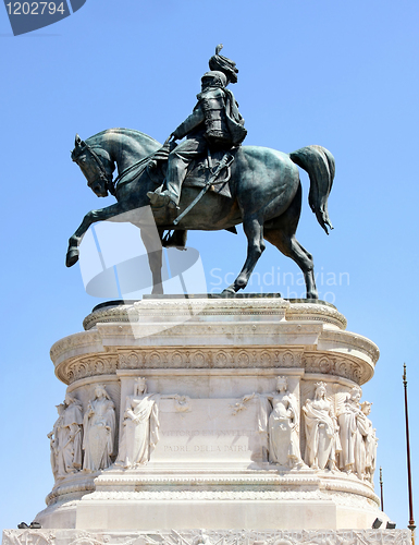 Image of Monument Vittorio Emanuele in Rome, Italy