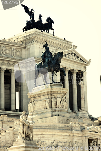 Image of Vittorio Emanuele in Rome, Italy