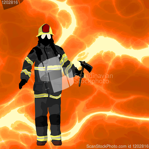 Image of Firefighter background