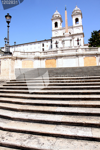 Image of Spanish Steps in Rome Italy 