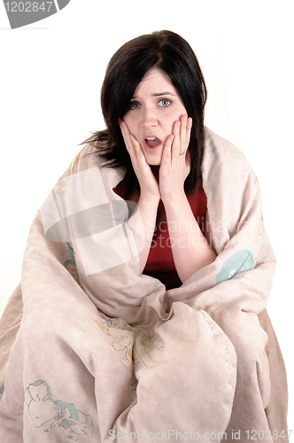 Image of Woman thinking.
