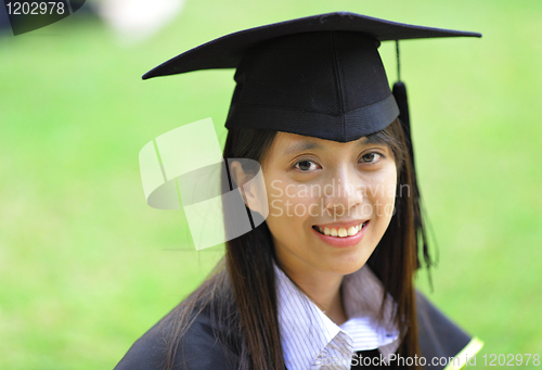 Image of girl graduation