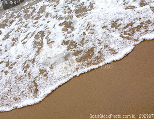 Image of Sand beach water background