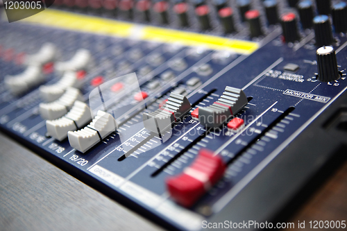 Image of sound mixer