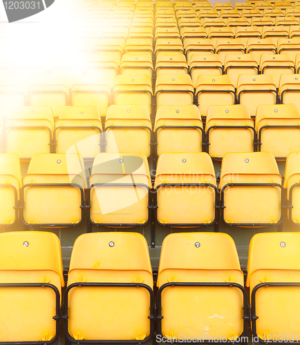 Image of seats in stadium
