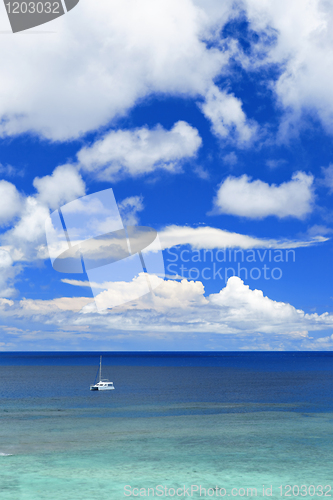 Image of seascape at summer