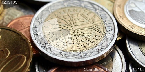Image of Euro coins