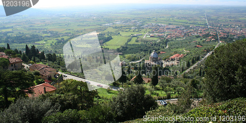 Image of Italy. Tuscany. Cortona town