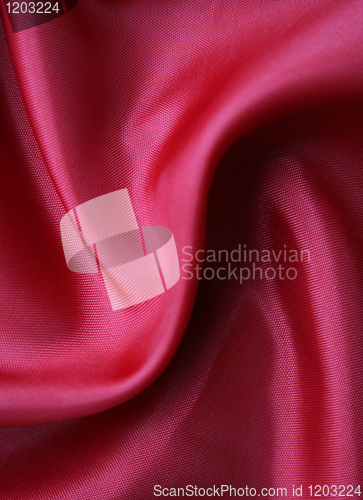 Image of Smooth Red Silk as background