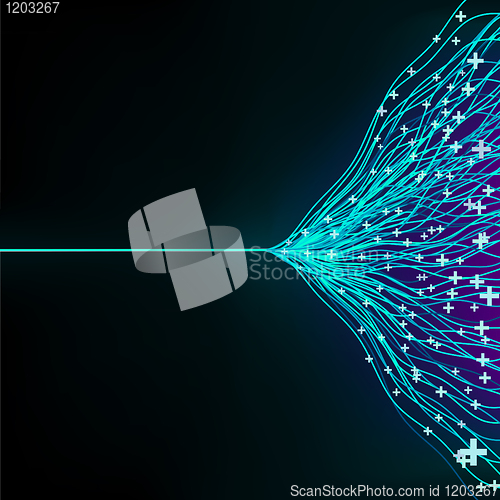 Image of Abstract green energy design. EPS8