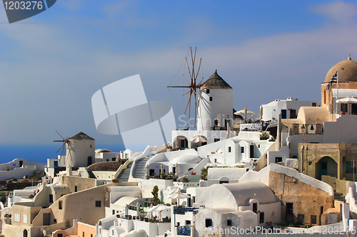 Image of Santorini island Greece