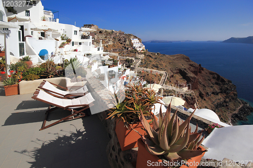 Image of Santorini island Greece