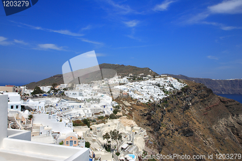 Image of Santorini island Greece