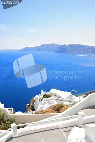 Image of Santorini island Greece