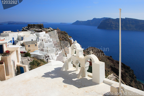 Image of Santorini island Greece