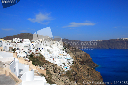 Image of Santorini island Greece