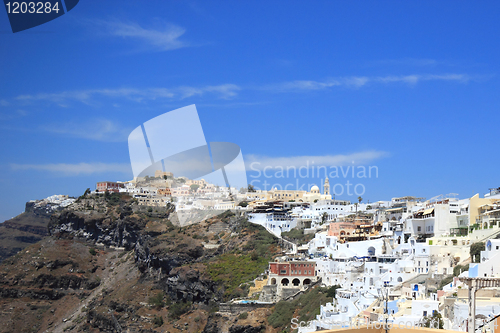 Image of Santorini island Greece