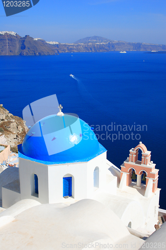 Image of Santorini island Greece