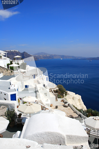 Image of Santorini island Greece