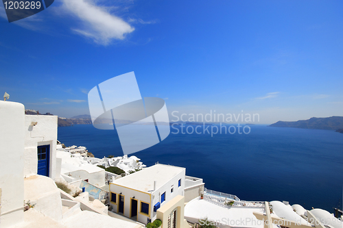 Image of Santorini island Greece