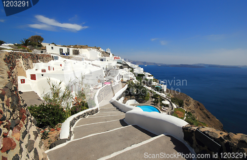 Image of Santorini island Greece