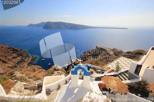 Image of Santorini island Greece