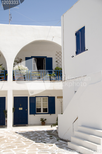 Image of classic Cyclades architecture Ios Greek Island