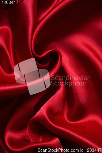 Image of Smooth elegant red silk as background 