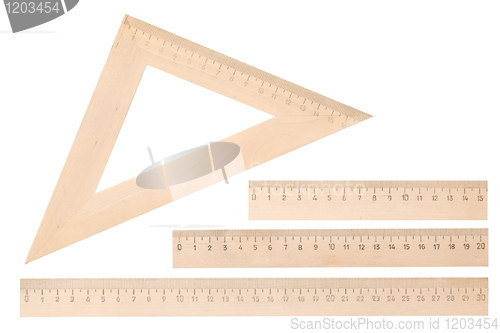 Image of wooden rulers