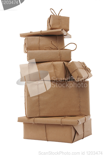 Image of different shape of gift boxes