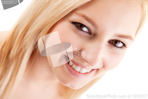 Image of Pretty Young Lady Close up