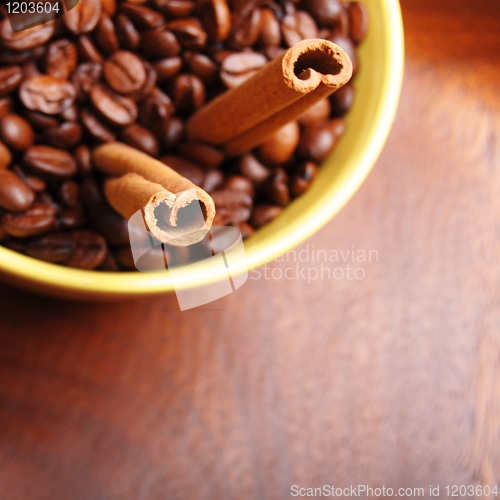 Image of coffee and cinnamon