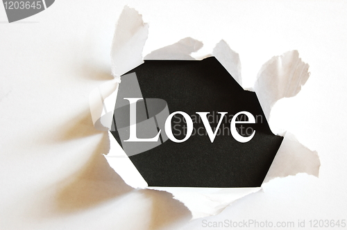 Image of love an black