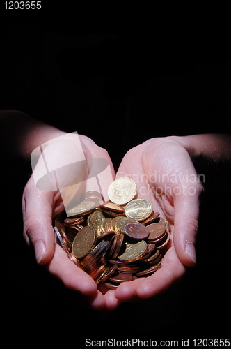 Image of hands with money