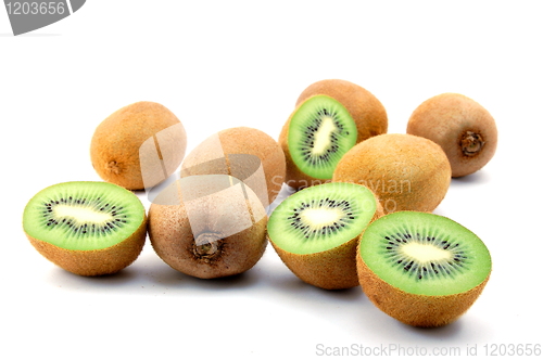 Image of kiwi fruit isolated on white background